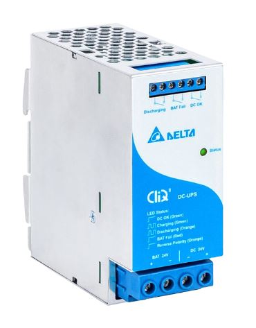 Delta Industrial DC/DC converter
DIN-Rail

