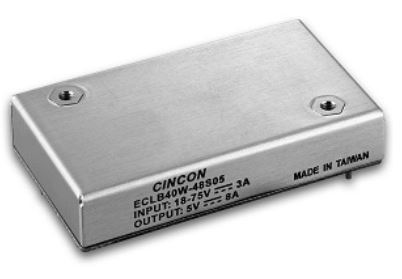 ECLB40W-48S12 / ECLB40W Series
Cincon industrial DC/DC converter 40W