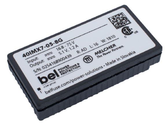 40IMX7-12-12-8G
Bel Power IMX7-Series 7W industrial DC/DC converter