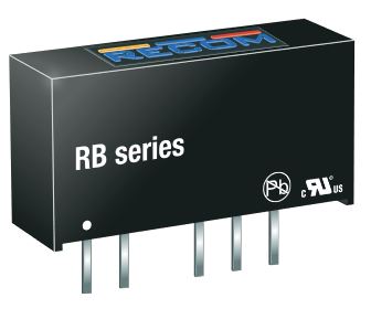 RB-2405D
Recom RB-Series 1W industrial DC/DC converter