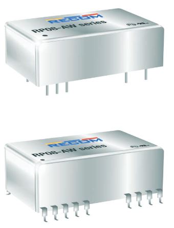 RP08-4812SAW/SMD
Recom RP08-AW-Series 8W Railway DC/DC converter